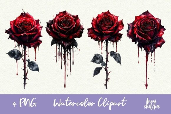 Download Dark Rose PNG Dark Romance Clipart - Rose Collection