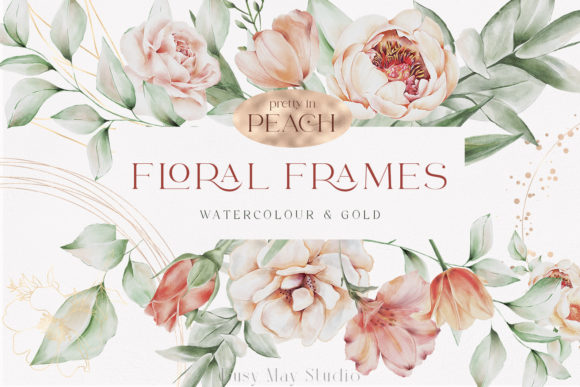 Download Flowers Rose Gold Geometric Frames PNG - Premium Resources